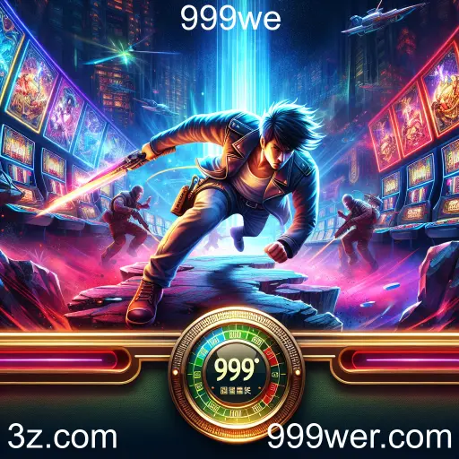 Imagem promocional da 999we mostrando a plataforma e suas vantagens